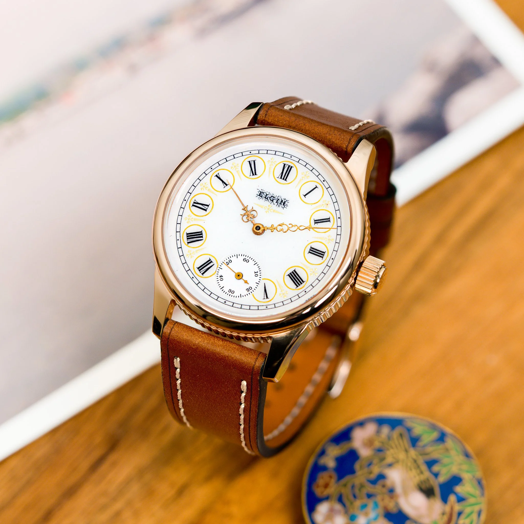 Elgin pocket watch conversion — Frett & Co Clockworks